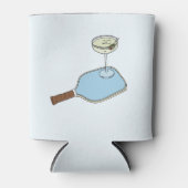 pickleball en martini's blikjeskoeler (Voorkant)