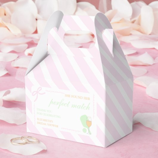 Pickleball en Prosecco Bruidsdouche Bedankdoosjes (Huwelijk)