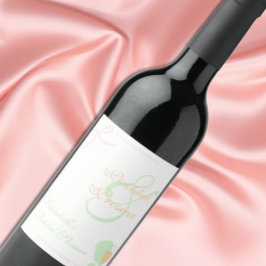 Pickleball en Prosecco Bruidsmeisjeshuwelijk Wijn Etiket