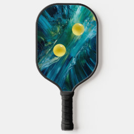 Pickleball Energy Swirl – Abstracte beweging Poste Paddle