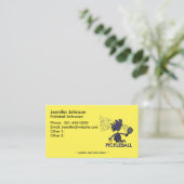 Pickleball Enthusiast Visitekaartje (Staand voorkant)