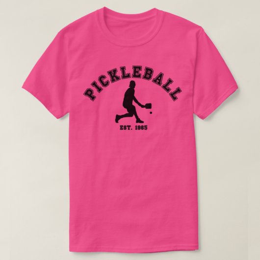 Pickleball est 1965 19 t-shirt (Design voorkant)