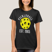 Pickleball Est 1965 Funny for Pickleball Fan Play T-shirt (Voorkant)
