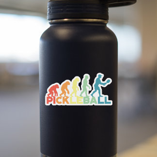 Pickleball Evolutie Aangepaste Naam Sticker
