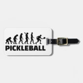 Pickleball-evolutie Bagagelabel (Voorkant horizontaal)