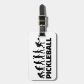 Pickleball-evolutie Bagagelabel (Voorkant verticaal)