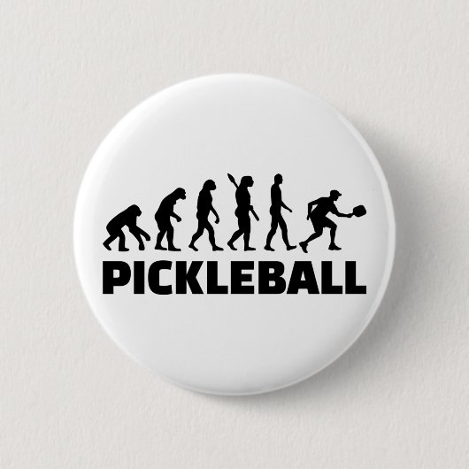 Pickleball-evolutie Ronde Button 5,7 Cm (Voorkant)