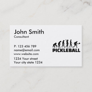 Pickleball-evolutie Visitekaartje