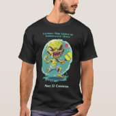 Pickleball Extraterrestrial Dinks & Smashes beroem T-shirt (Voorkant)