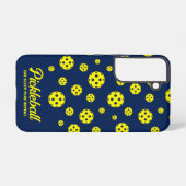 Pickleball fan aangepast Samsung Galaxy S22-Hoesje Hoesje (Achterkant horizontaal)