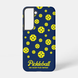Pickleball-fan aangepaste Samsung Galaxy S22 Hoes Hoesje