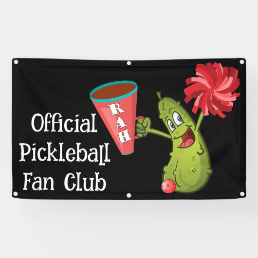 Pickleball Fan Club Banner (Horizontaal)