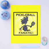 Pickleball Fanatic Flyer (Enkel)