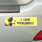 Pickleball Fearless Fun Bumpersticker (Op auto)