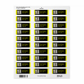 Pickleball Fearless Fun Etiket (Full Sheet)
