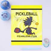 Pickleball Fearless Fun Flyer (Enkel)