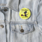 Pickleball Fearless Fun Ronde Button 5,7 Cm (In situ)