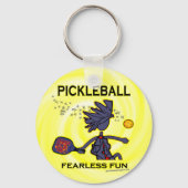 Pickleball Fearless Fun Sleutelhanger (Voorkant)