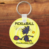 Pickleball Fearless Fun Sleutelhanger (Voorkant)