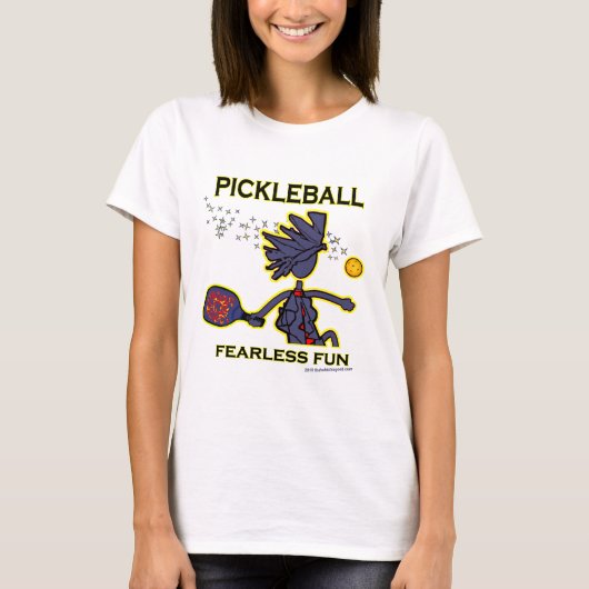 Pickleball Fearless Fun T-shirt (Voorkant)