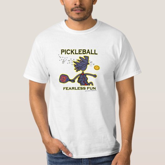 Pickleball Fearless Fun T-shirt (Voorkant)