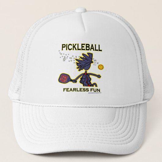 Pickleball Fearless Fun Trucker Pet (Voorkant)