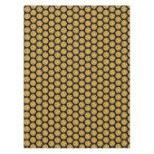 Pickleball-feest Huwelijk Zwart Goud Bachelorfeest Tafelkleed (Voorkant)