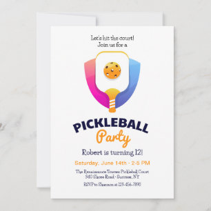 Pickleball Feest Kaart