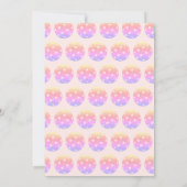 Pickleball Feest Sport Pastel Feest Uitnodiging (Achterkant)