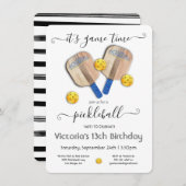 Pickleball Feest Toernooi Kaart (Voorkant / Achterkant)