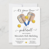 Pickleball Feest Toernooi Kaart (Voorkant)