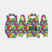 Pickleball Feestballonnen op Zwart Bedankt Bedankdoosjes (Uitgevouwen)