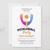 Pickleball Feestje Kaart (Voorkant)