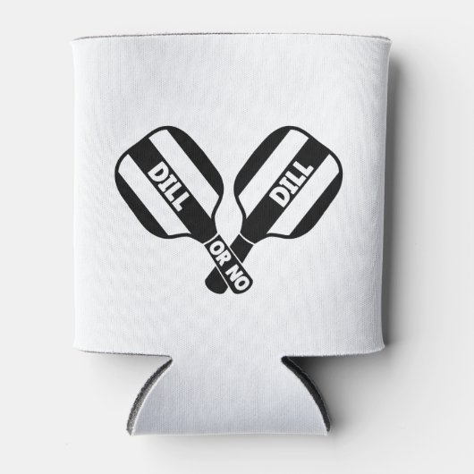 Pickleball Foam Koelbox Holder voor grappig cadeau Blikjeskoeler (Voorkant)