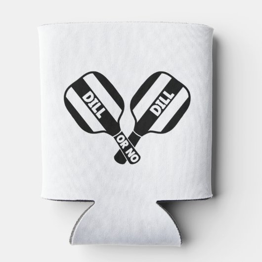 Pickleball Foam Koelbox Holder voor grappig cadeau Blikjeskoeler (Achterkant)