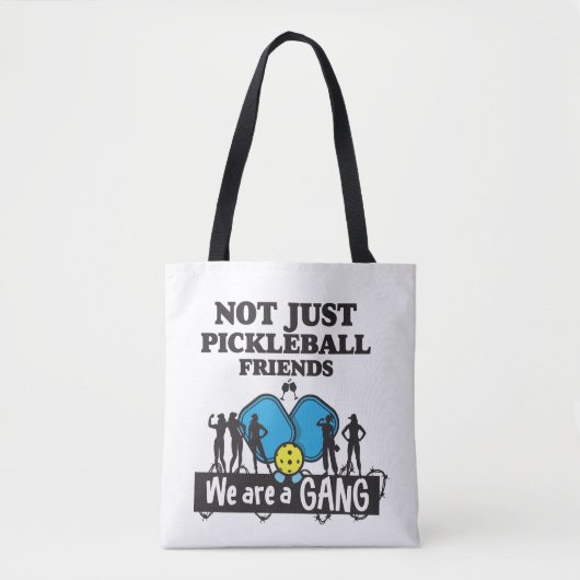 Pickleball Friends Tote Bag (Voorkant)