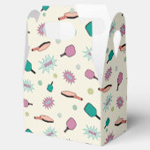 Pickleball! Fun Colorful Pattern Bedankdoosjes (Geopend)