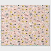 Pickleball! Fun Colorful Pattern Cadeaupapier (Vlak)