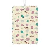 Pickleball! Fun Colorful Pattern Luchtverfrisser (Achterkant)
