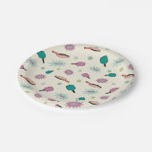 Pickleball! Fun Colorful Pattern Papieren Bordje (Gekanteld)