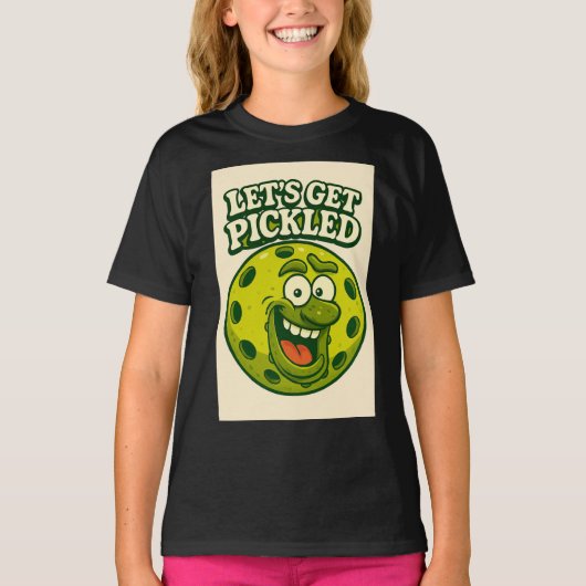 Pickleball Fun Grafische T-shirt (Voorkant)