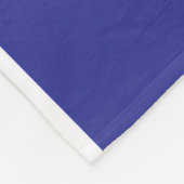 PICKLEBALL Fun Sporty White Stripes On Deep Blue Fleece Deken (Hoek)