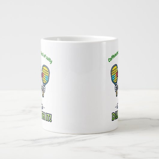 Pickleball Funny Coffee Mug Drinkware Kitchen Grote Koffiekop (Voorkant)