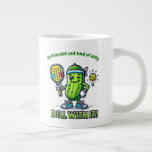 Pickleball Funny Coffee Mug Drinkware Kitchen Grote Koffiekop (Rechts)