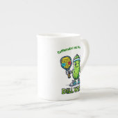 Pickleball Funny Coffee Mug Drinkware Kitchen Porselein Kop (Voorkant rechts)