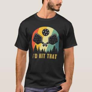  Pickleball Funny Ik zou die Pickleball L T-shirt