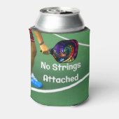 Pickleball Funny No Strings Attached Blikjeskoeler (Blikje Achterkant)