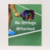 Pickleball Funny No Strings Attached Legpuzzel (Verticaal)