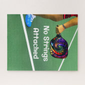 Pickleball Funny No Strings Attached Legpuzzel (Horizontaal)