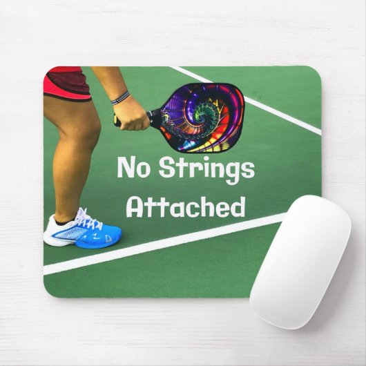 Pickleball Funny No Strings Attached Muismat (Met muis)
